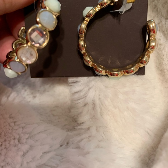 Anne Klein hoop earringss nwt - Picture 4 of 6